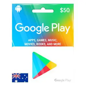 گیفت کارت گوگل پلی استور 50 استرالیا Google Play Gift Cards