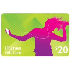 گیفت کارت اپل آیتیونز/آیتونز 20 دلاری آمریکا