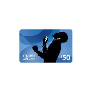 گیفت کارت اپل آیتیونز/آیتونز 50 دلاری آمریکا