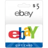 گیفت کارت فروشگاه ایبای 5 دلاری Ebay Gift Cards
