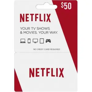 Netflix Gift Card $50