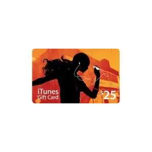 گیفت کارت اپل آیتیونز/آیتونز 25 دلاری آمریکا