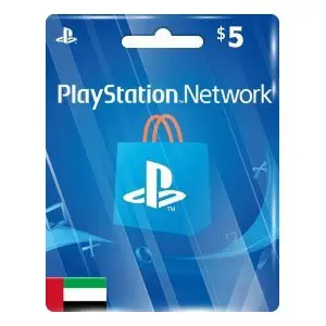 گیفت کارت پی اس ان 5 دلاری امارات Sony PSN Playstation Gift Card UAE