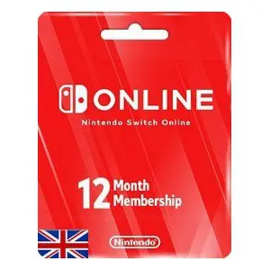 گیفت کارت نینتندو سویچ آنلاین 12 ماهه Nintendo Switch Online Gift Card