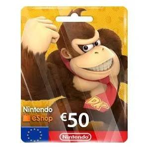 گیفت کارت نینتندو ای شاپ 50 یورو Nintendo e-shop Gift Cards