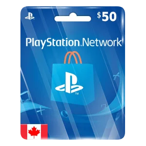 گیفت کارت پی اس ان 50 دلاری کانادا Sony PSN Playstation Gift Card