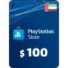گیفت کارت پی اس ان 100 دلاری امارات Sony PSN Playstation Gift Card UAE