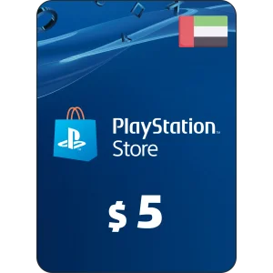 گیفت کارت پی اس ان 5 دلاری امارات Sony PSN Playstation Gift Card UAE