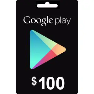 گیفت کارت 100 دلاری گوگل پلی استور Google Play $100 Gift Card