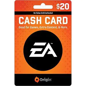 گیفت کارت شارژ 20 دلاری اوریجین و حساب EA