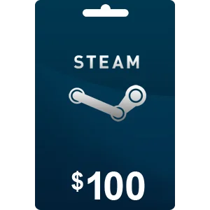 گیفت کارت استیم والت 100 دلاری Steam Wallet Gift Cards