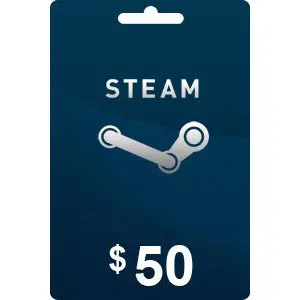 گیفت کارت استیم والت 50 دلاری Steam Wallet Gift Cards