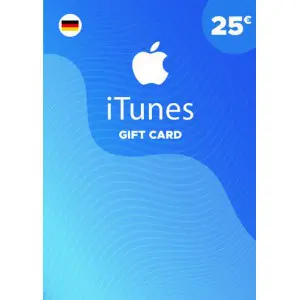 گیفت کارت 25 یورویی آیتونز مخصوص اکانت های آلمان