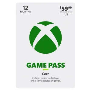 Xbox Live Gold یکسالهGame Pass Core / GOLD
