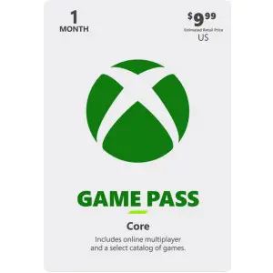 Xbox Live Gold یک ماههGame Pass Core / GOLD